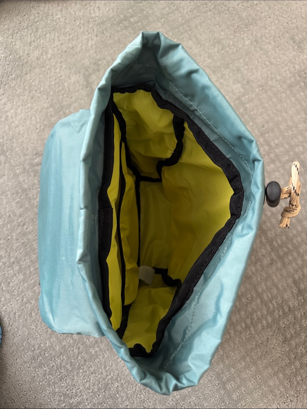 Topo Designs Mint Green Roll-Top Backpack - Picture 5 of 5